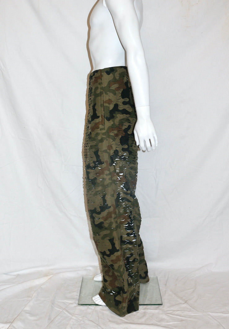 Dries Van Noten camouflage trousers