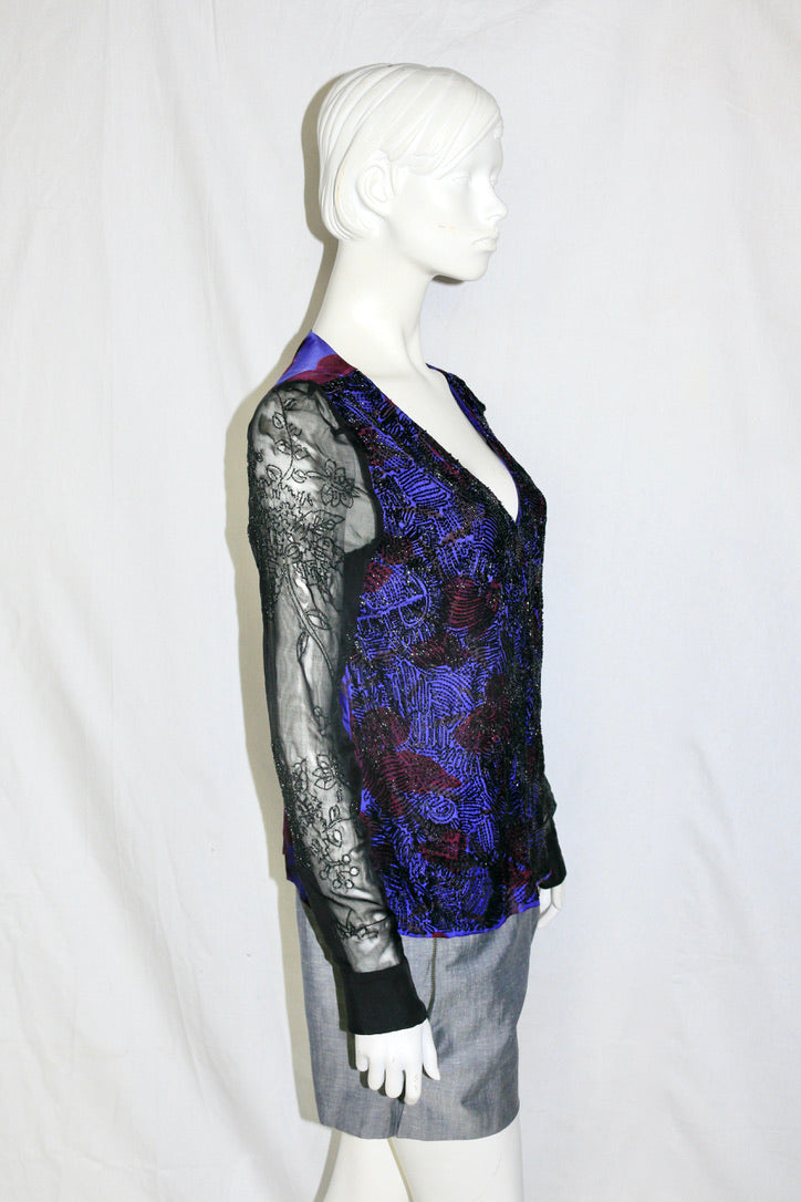 Dries Van Noten beaded shirt