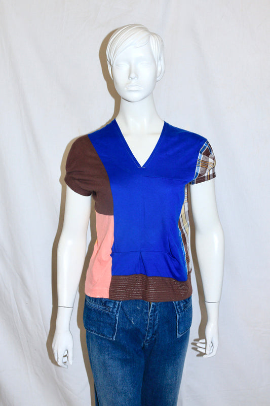 Comme des Garçons patchwork t-shirt