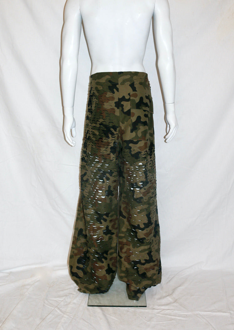 Dries Van Noten camouflage trousers