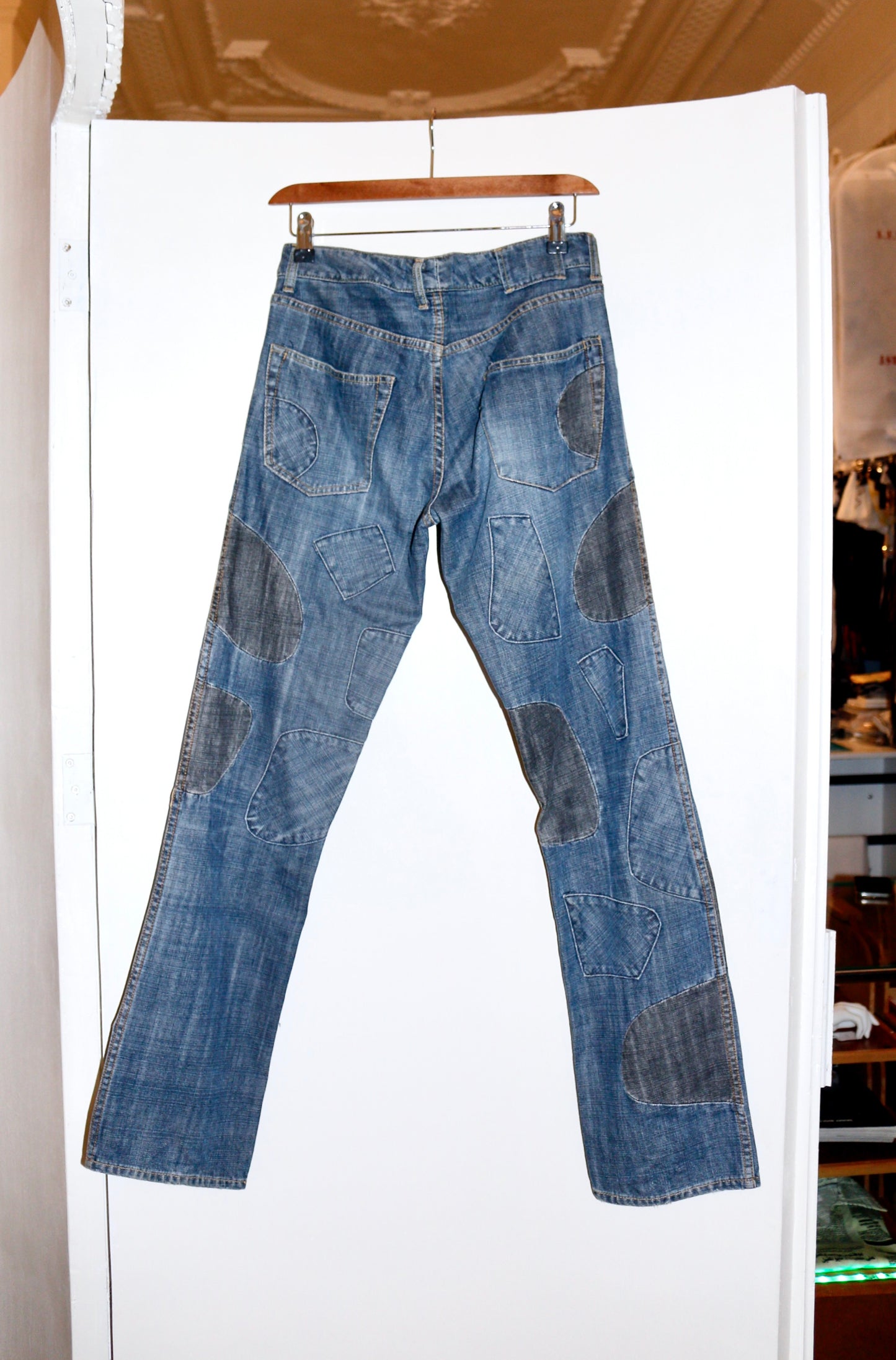 Zucca patchwork jeans