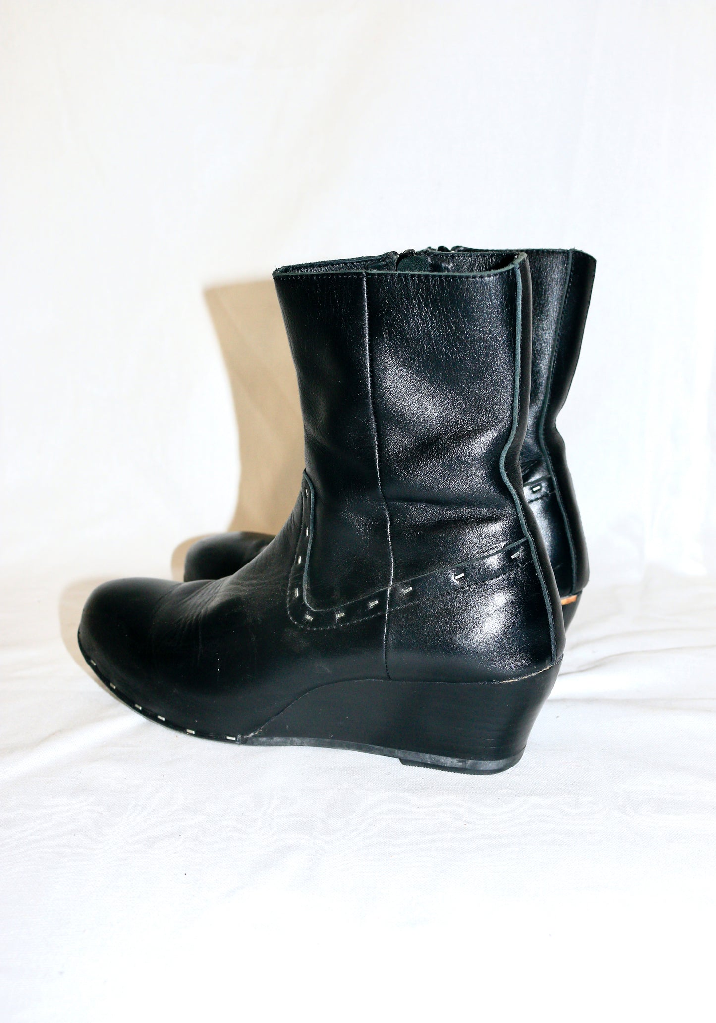 Yohji Yamamoto wedge ankle boots