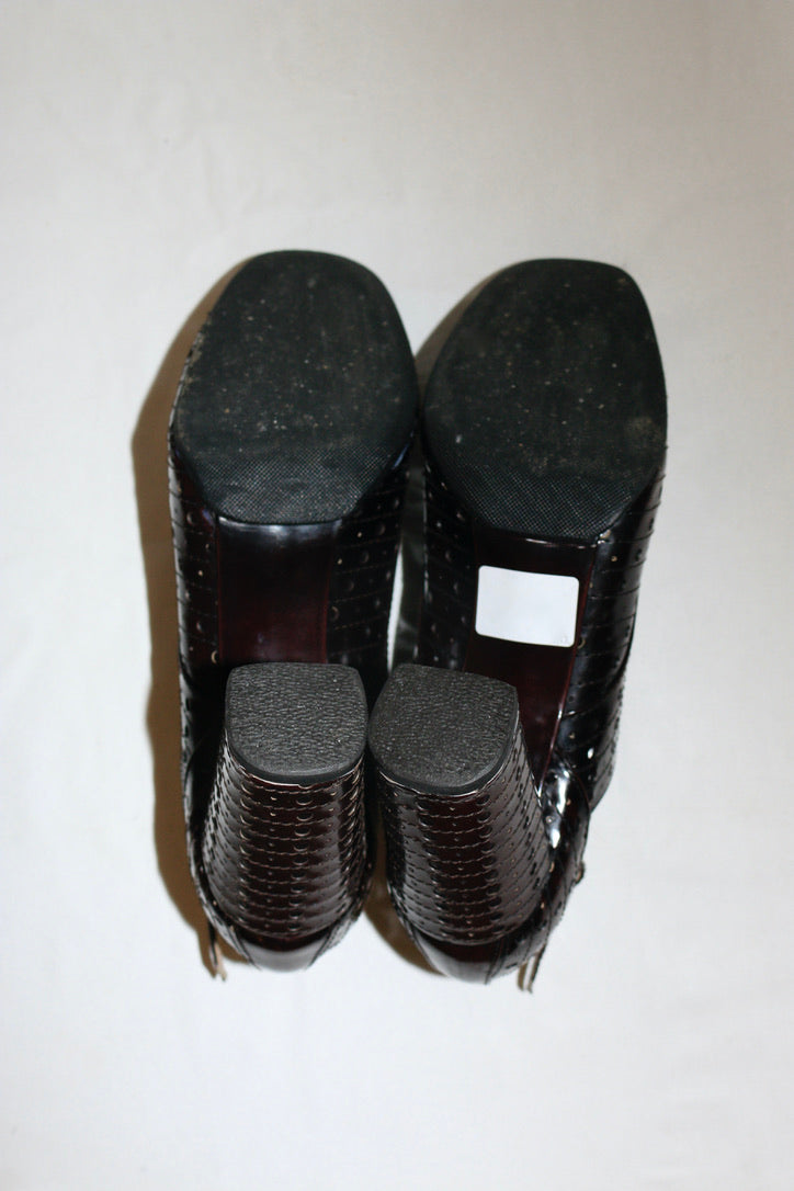 Dries Van Noten square toe heels