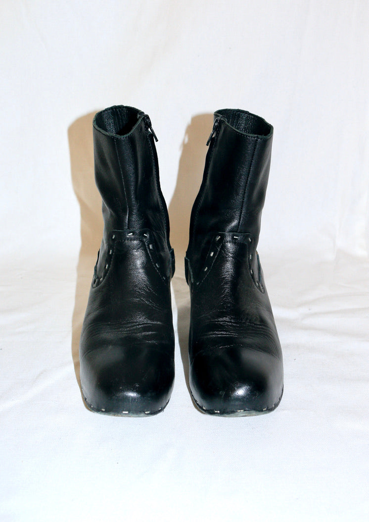 Yohji Yamamoto wedge ankle boots
