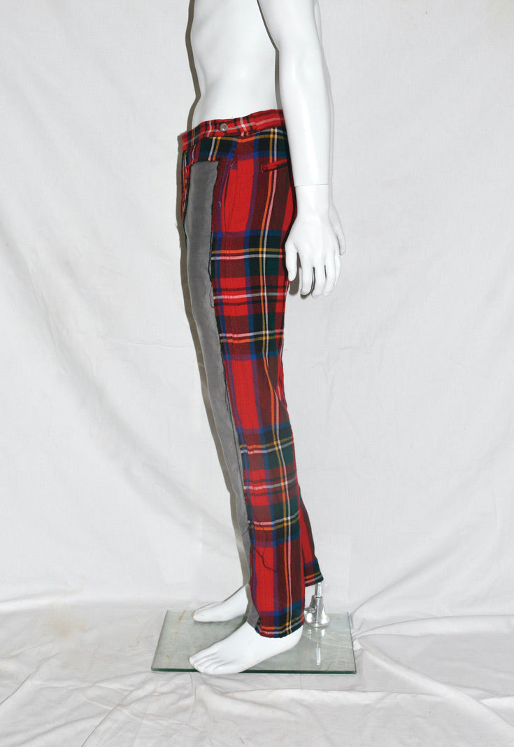 Comme des Garçons plaid trousers
