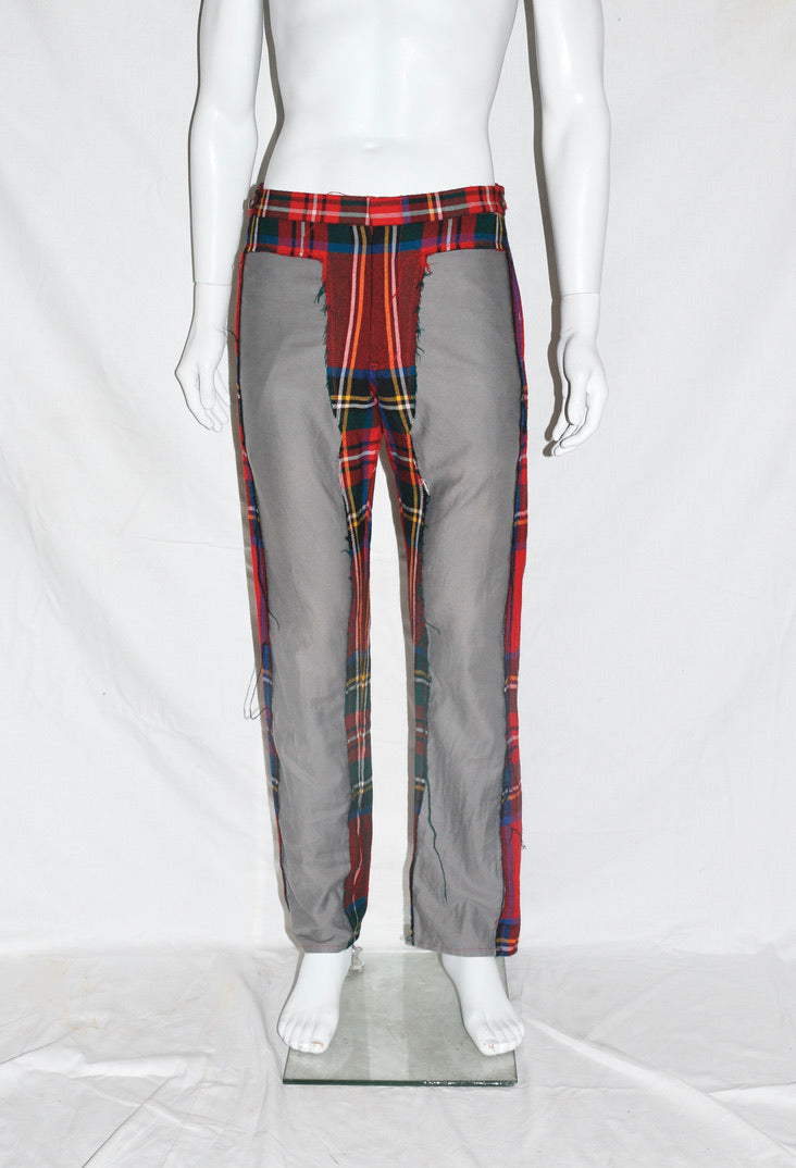 Comme des Garçons plaid trousers