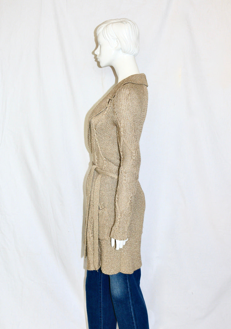 Bruno Pieters belted long cardigan