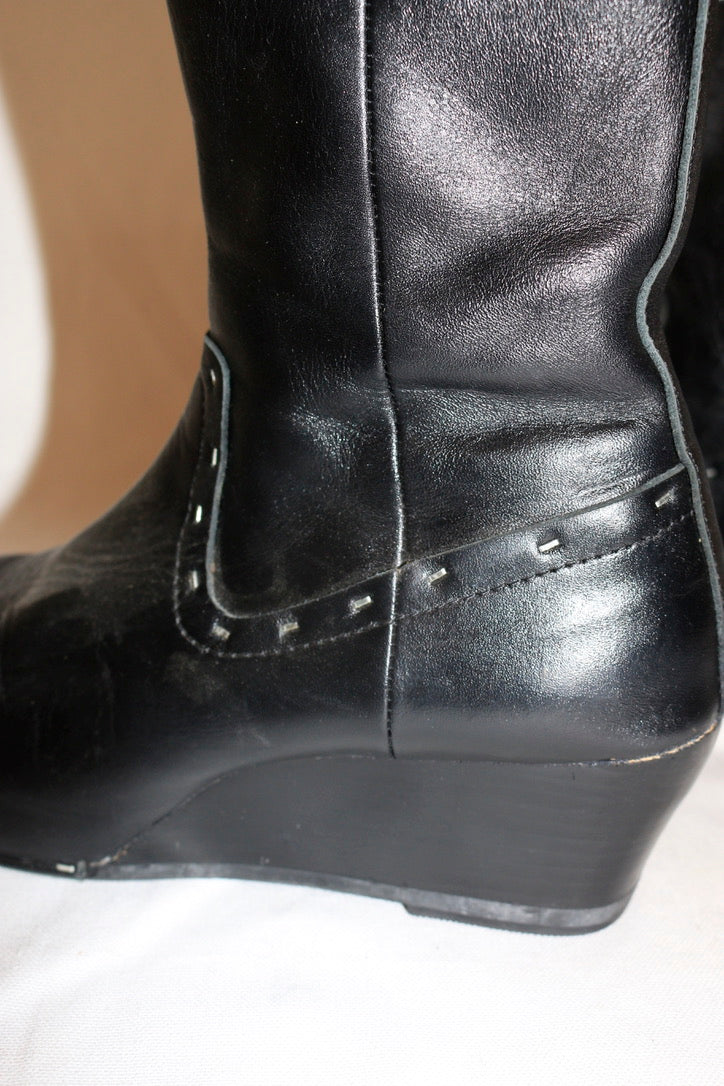 Yohji Yamamoto wedge ankle boots