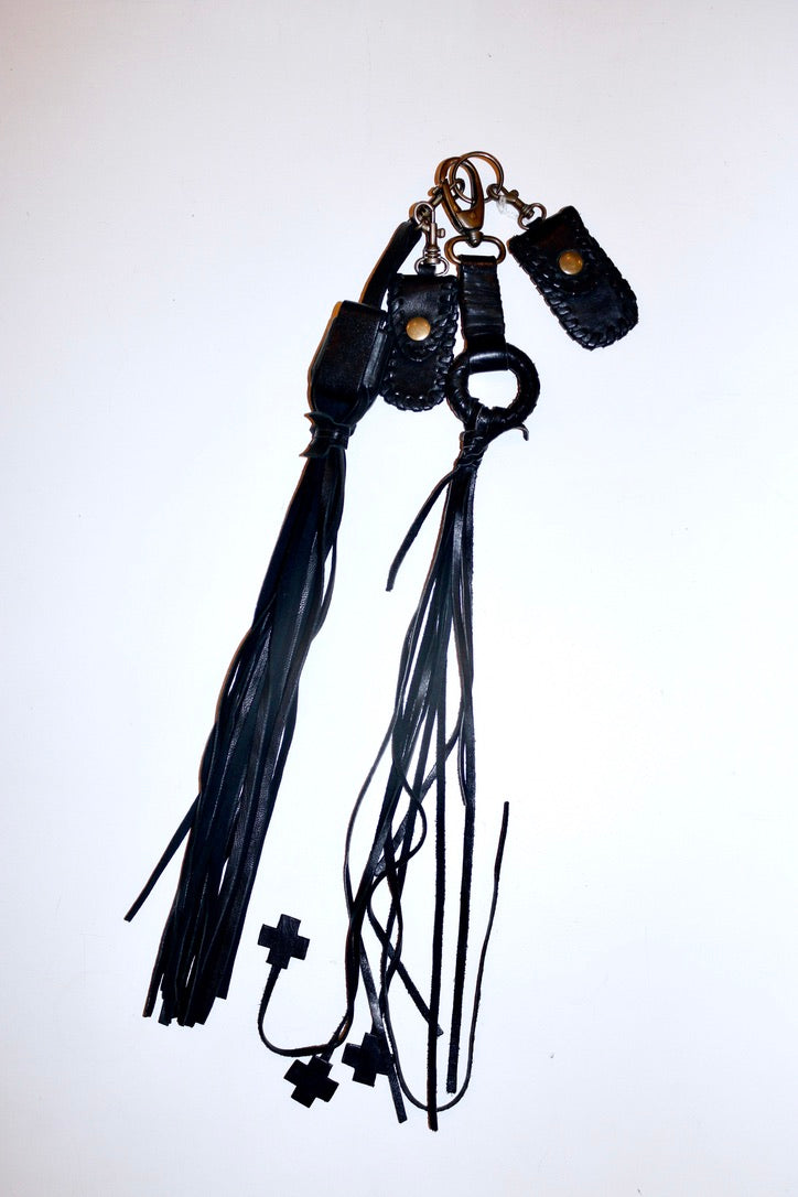 A.F. Vandevorst leather keychain