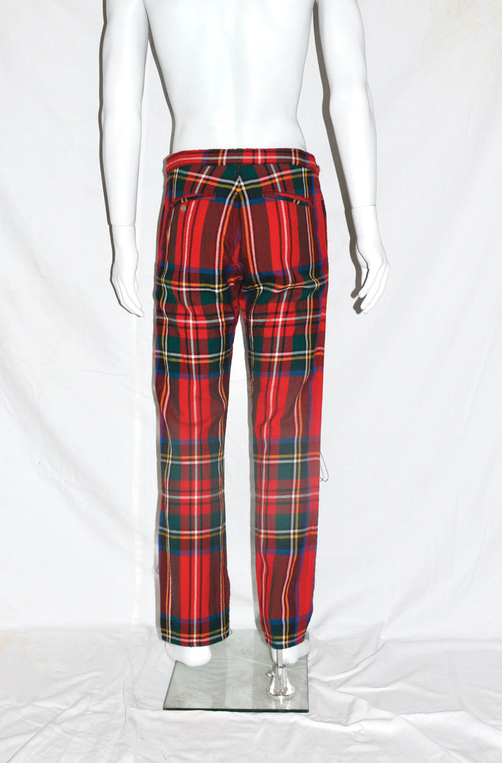 Comme des Garçons plaid trousers