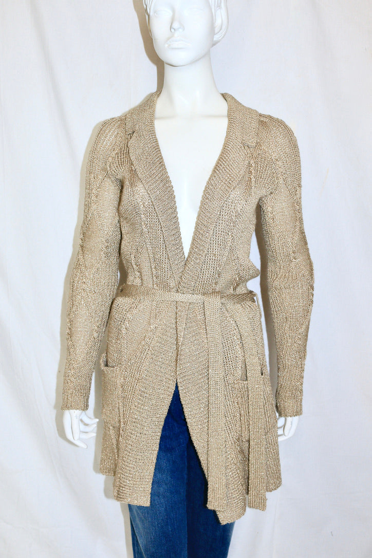 Bruno Pieters belted long cardigan