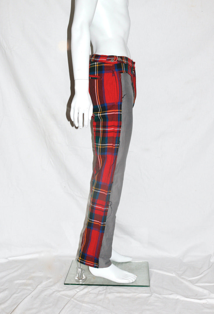 Comme des Garçons plaid trousers