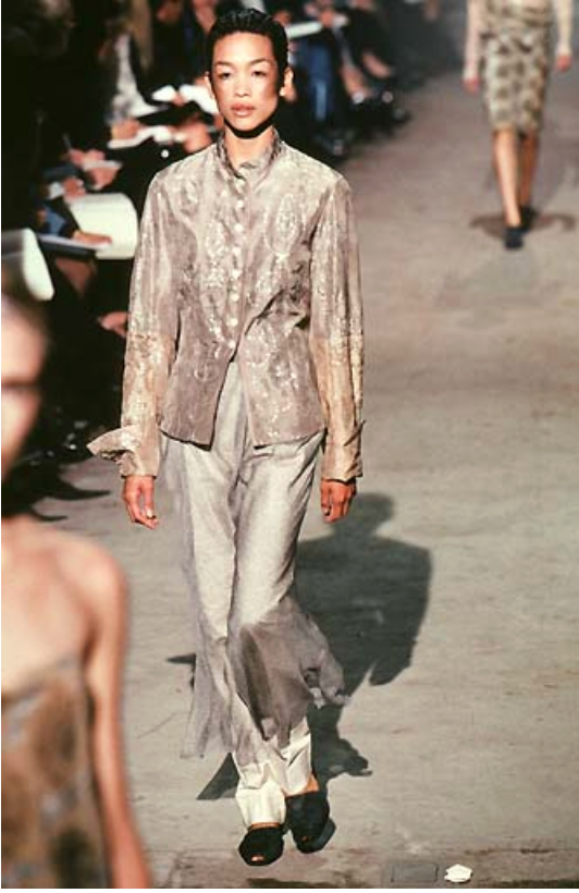 Dries Van Noten silk embroidered vest SS98