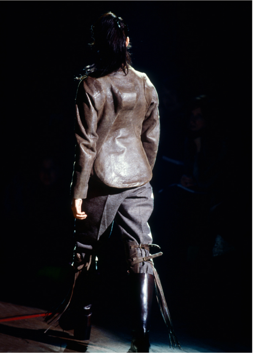 A.F. Vandevorst sadle coat AW00