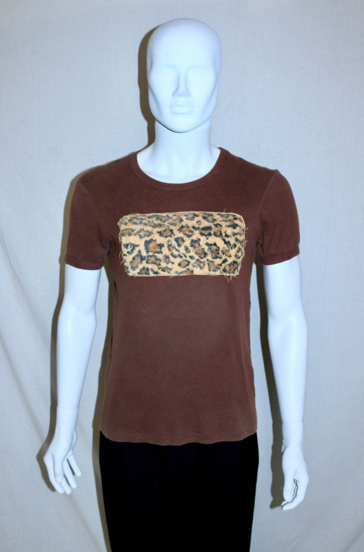 Maison Martin Margiela leopard t-shirt AW06