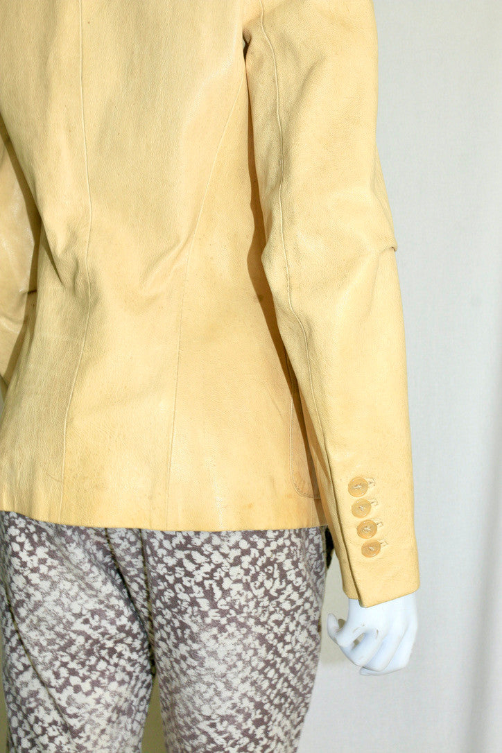Ann Demeulemeester leather jacket