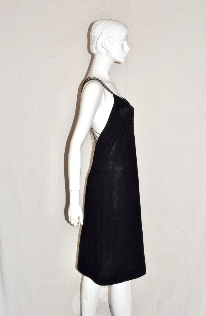 Veronique Branquinho dress with sequin chain back
