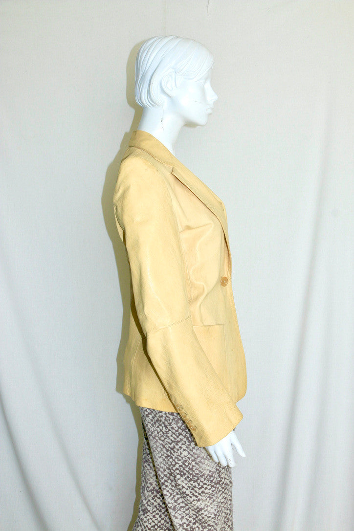 Ann Demeulemeester leather jacket