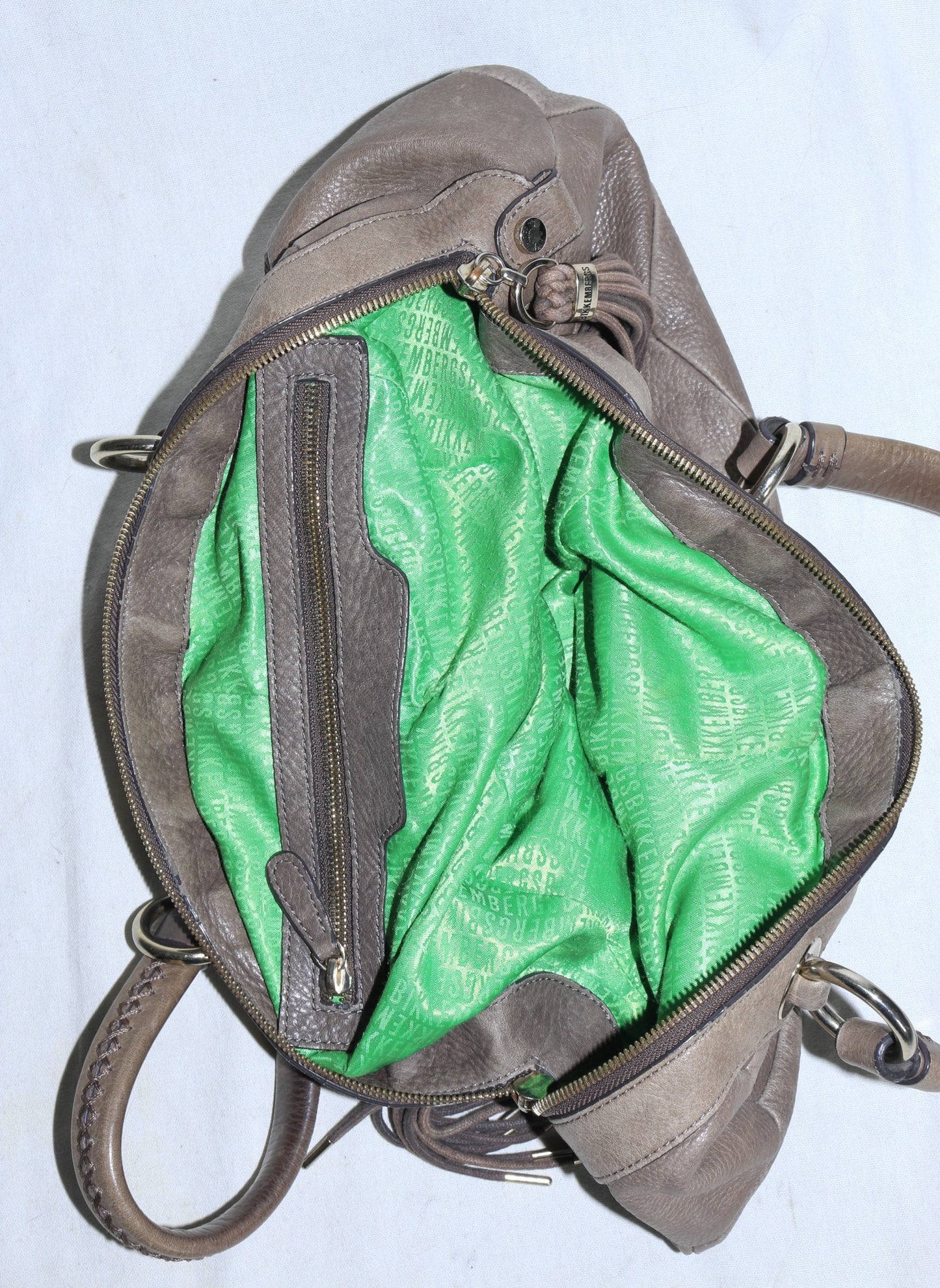 Dirk Bikkembergs leather football bag