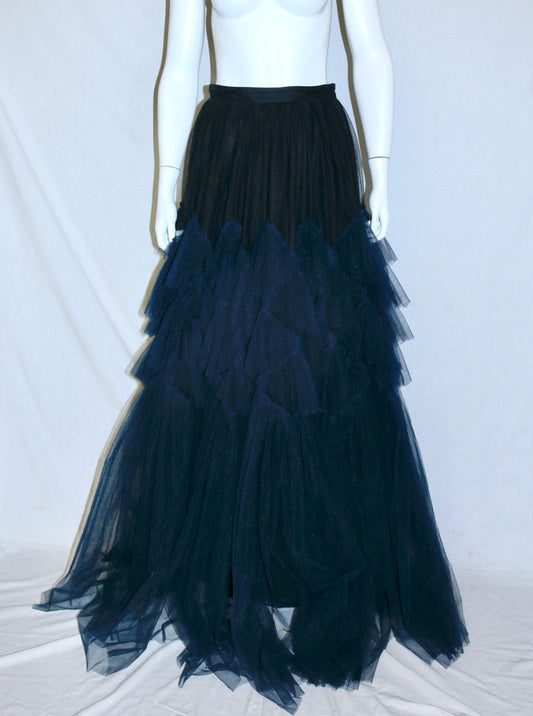 Dries Van Noten ruffle tulle skirt SS16