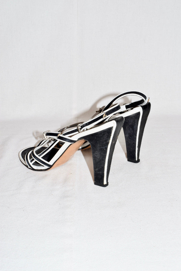 Veronique Branquinho strappy heeled sandals SS05