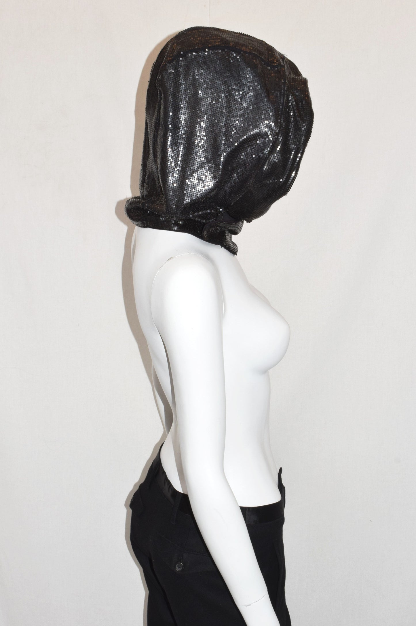 Ann Demeulemeester chainmail hood
