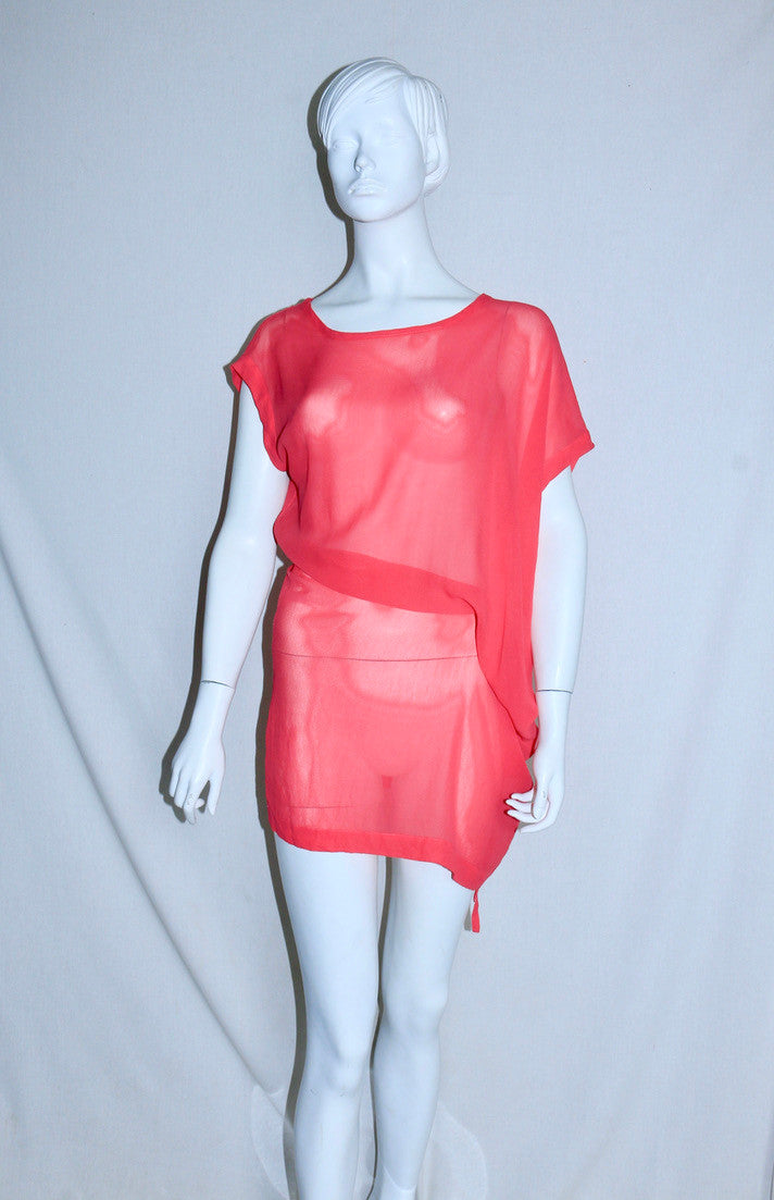 Ann Demeulemeester sheer tunic