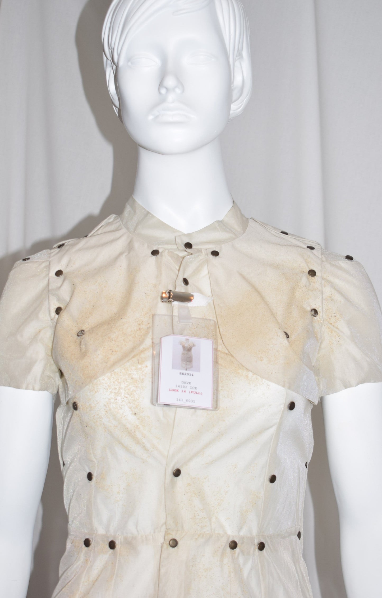 A.F. Vandevorst sand dress SS14