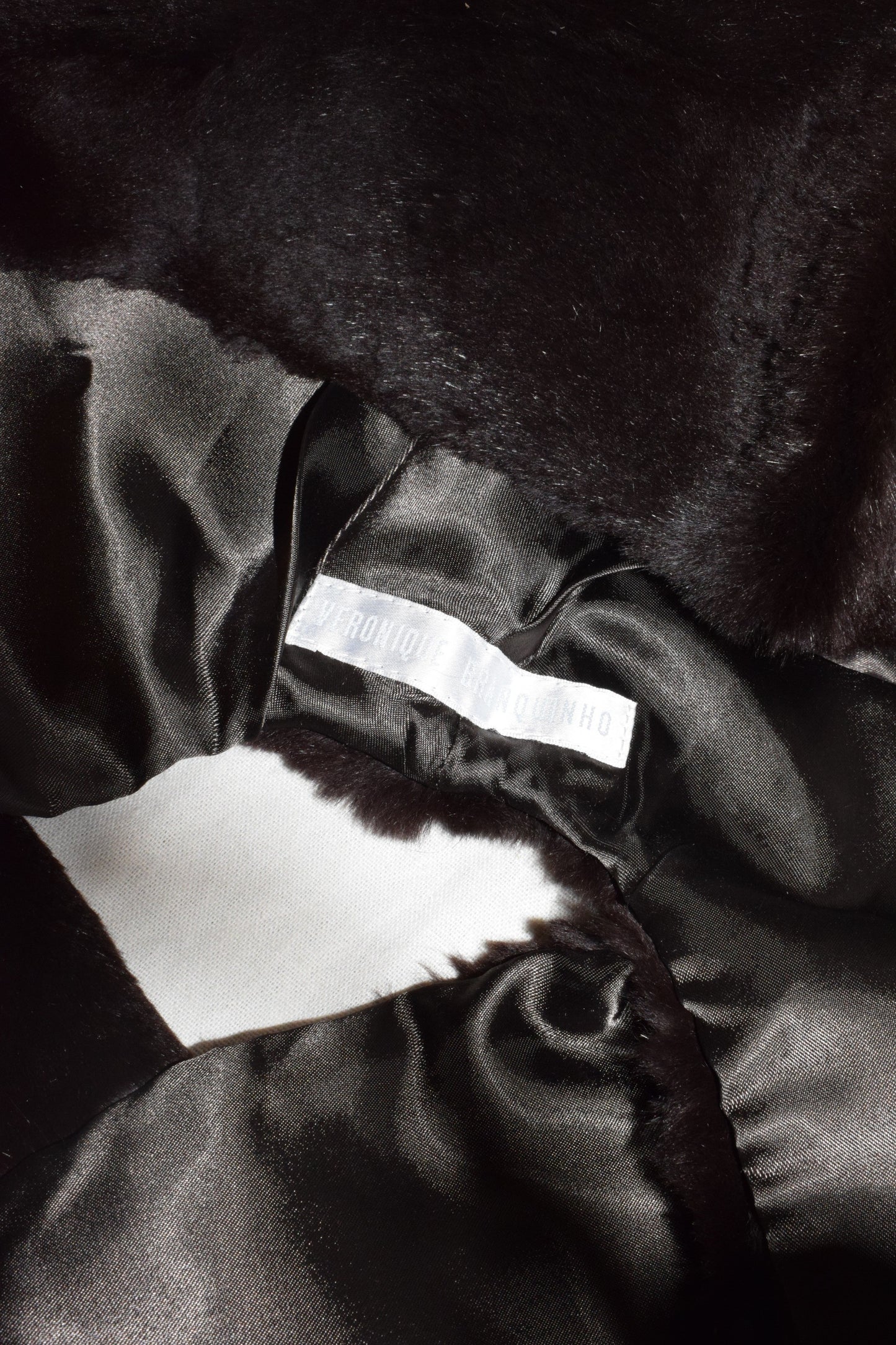 Veronique Branquinho fur hood scarf