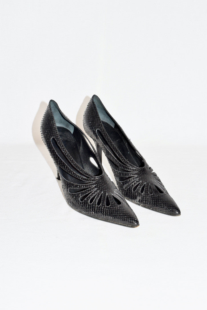 Veronique Branquinho pumps with cutout pattern AW06