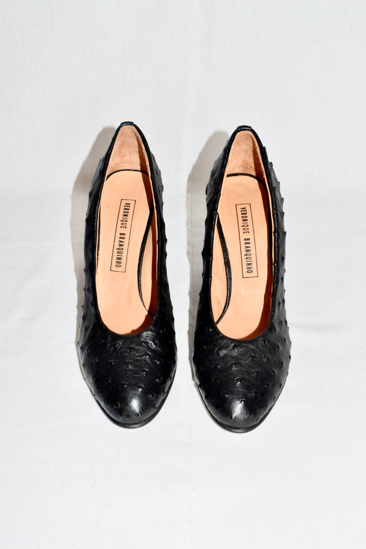 Veronique Branquinho ostrich pumps