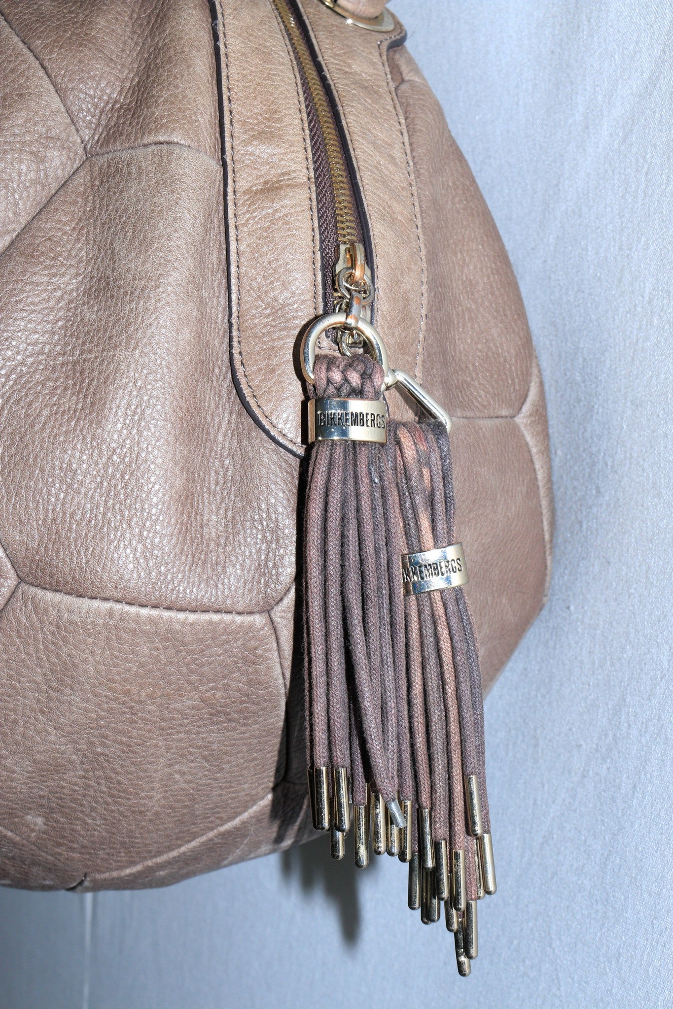 Dirk Bikkembergs leather football bag