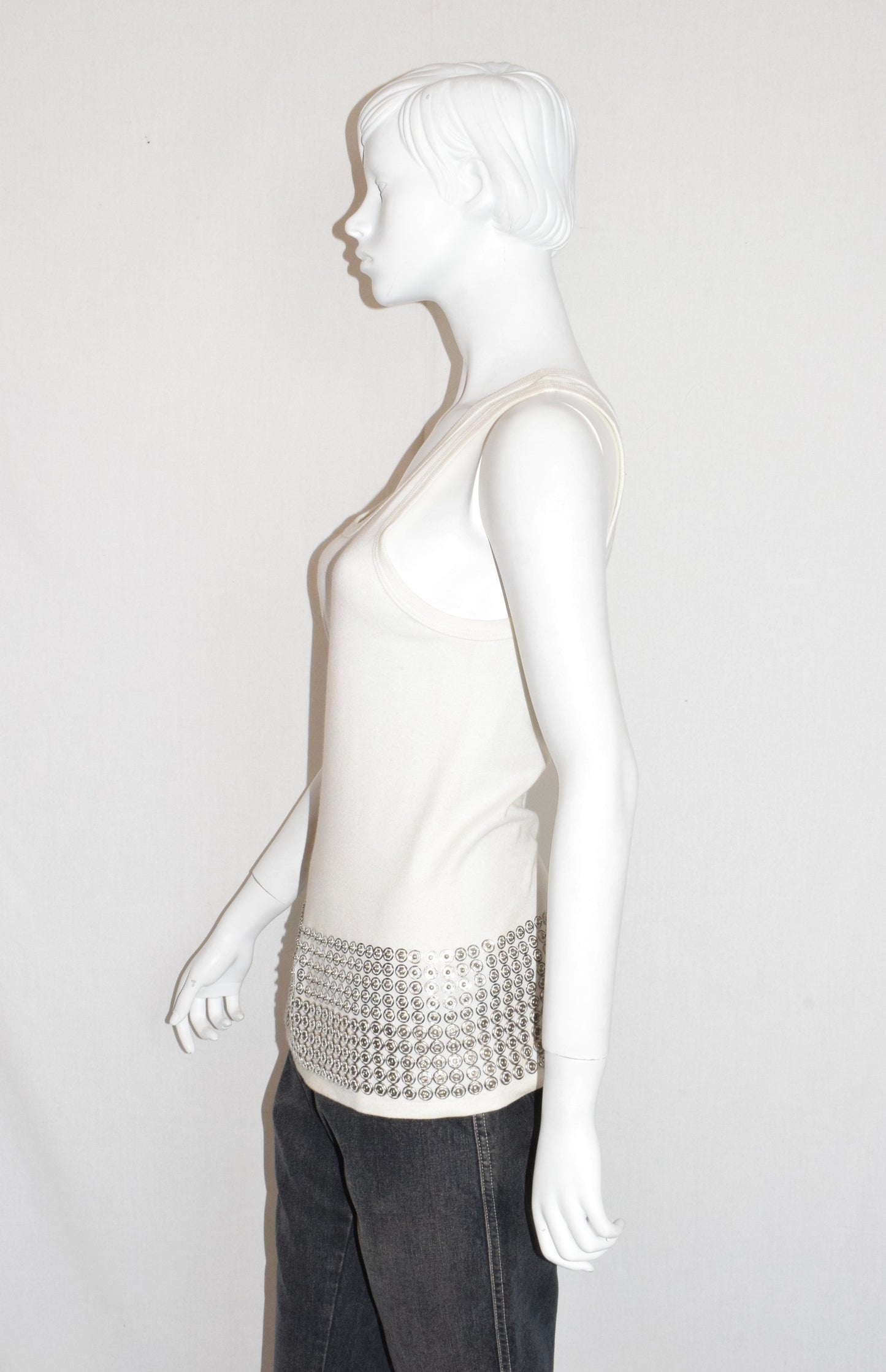 Ann Demeulemeester snap button tank top SS01