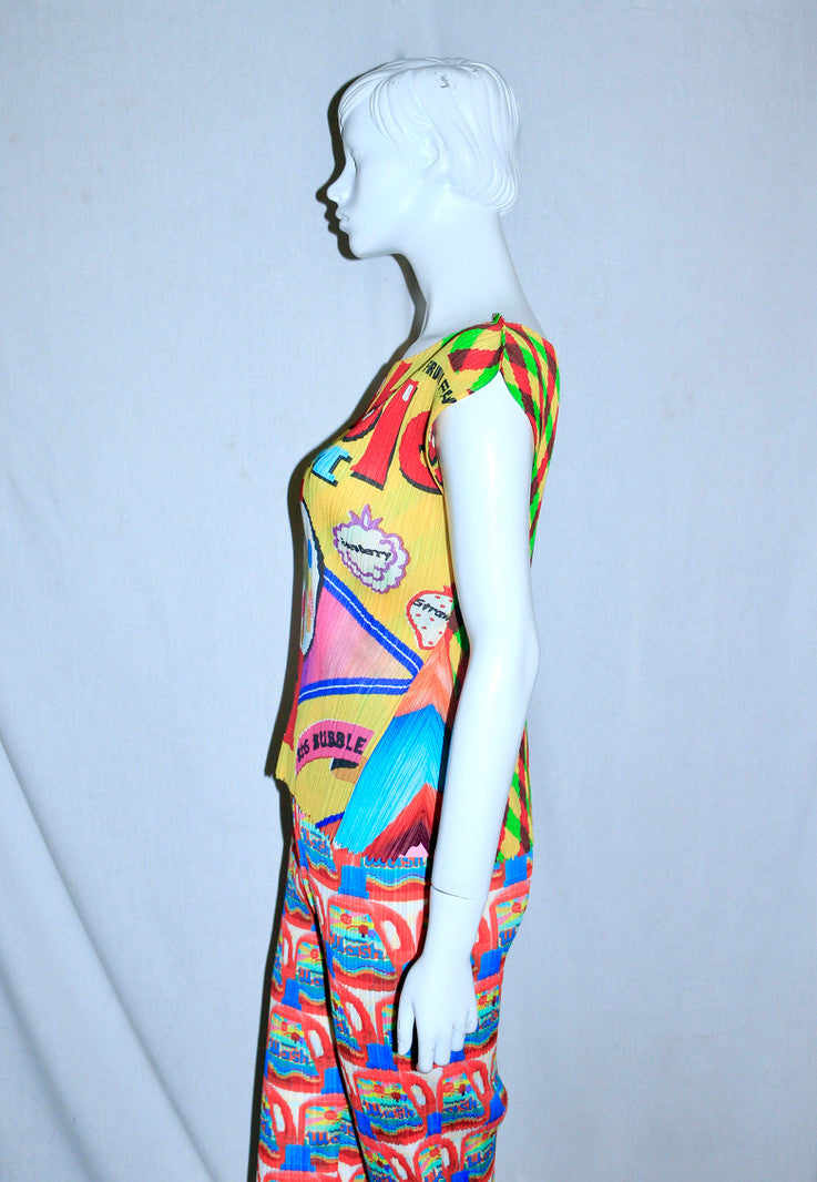 Issey Miyake plisse top