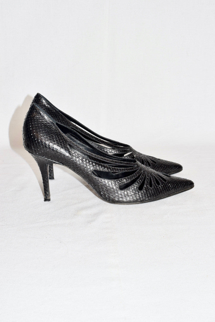 Veronique Branquinho pumps with cutout pattern AW06