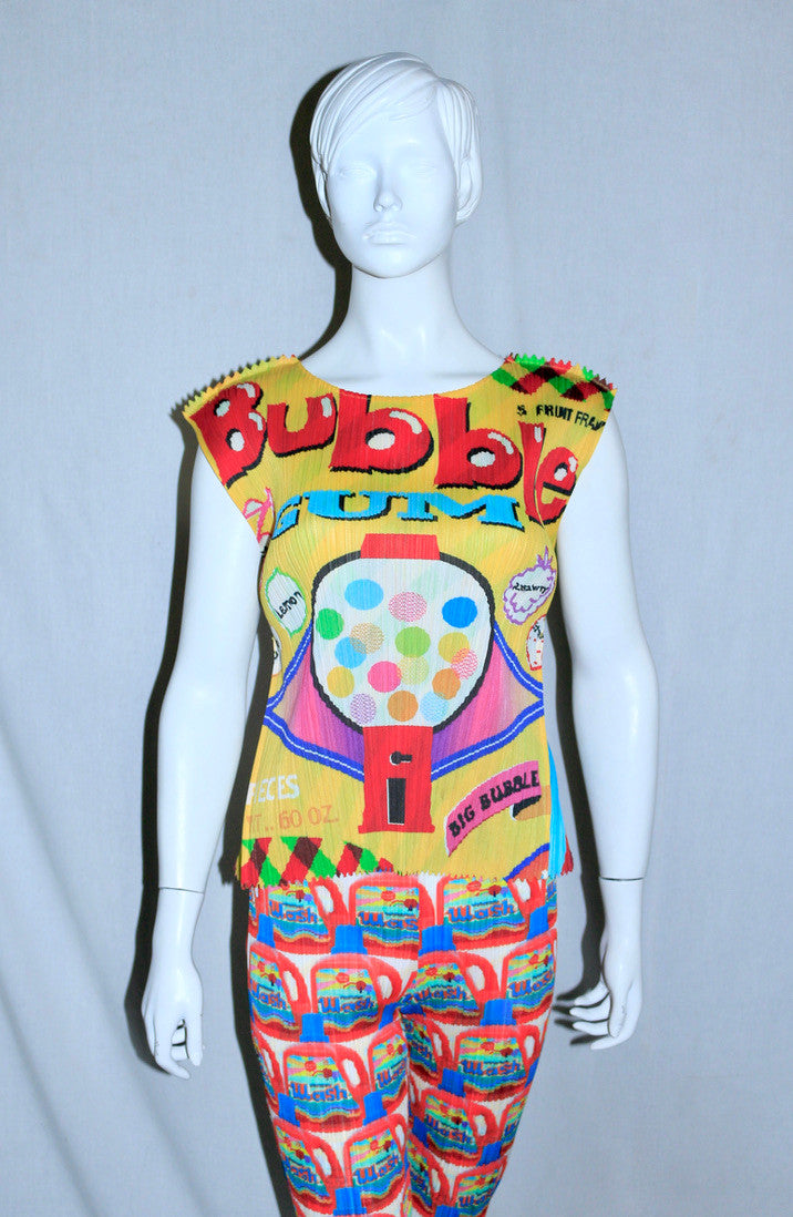 Issey Miyake plisse top