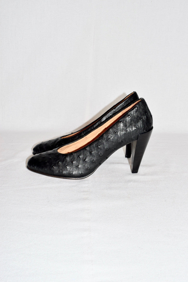 Veronique Branquinho ostrich pumps