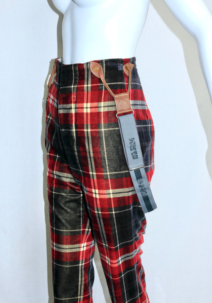 Vivienne Westwood plaid overalls