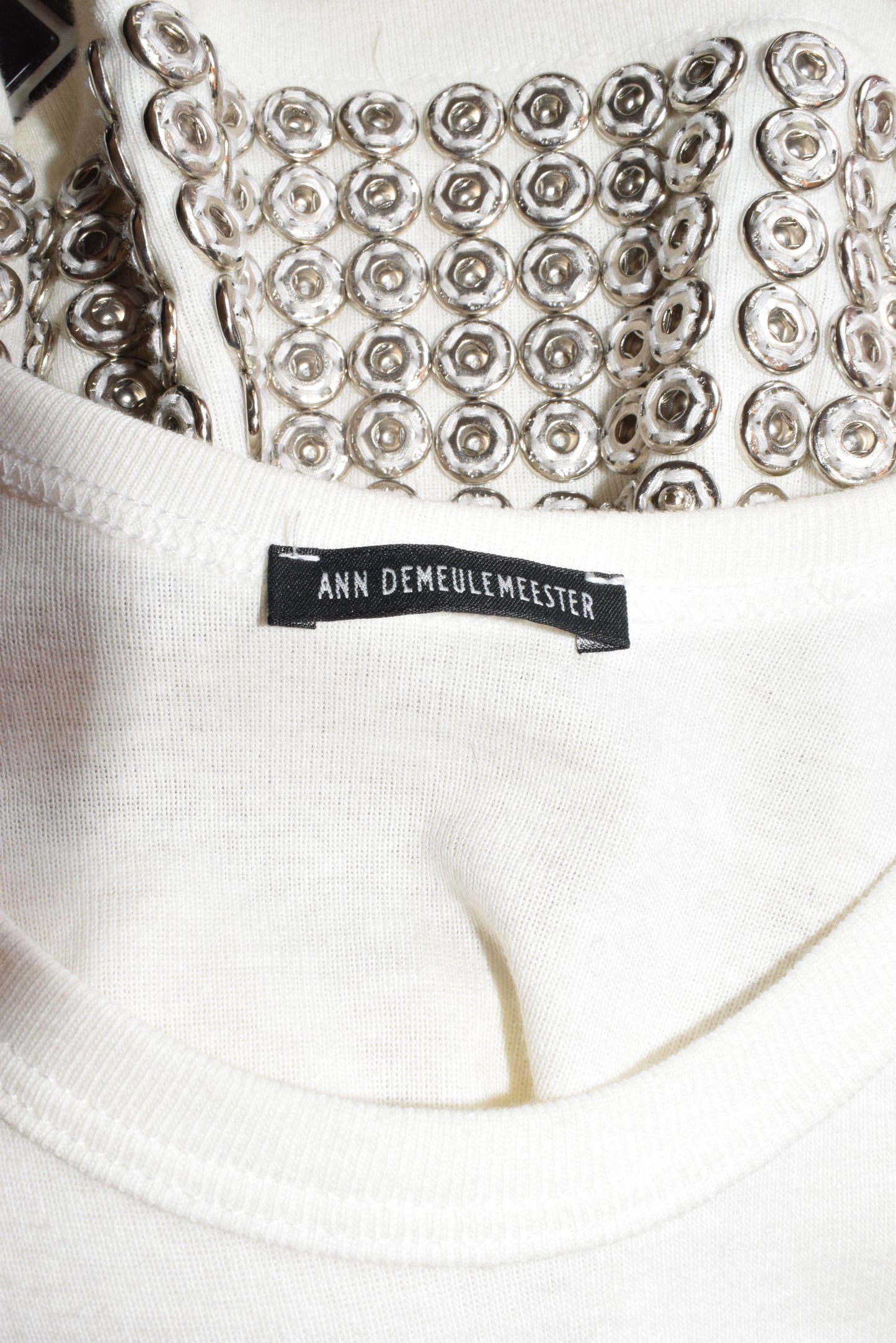 Ann Demeulemeester snap button tank top SS01