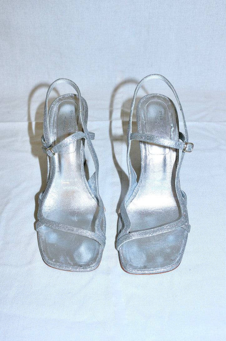 Dries Van Noten glitter heels