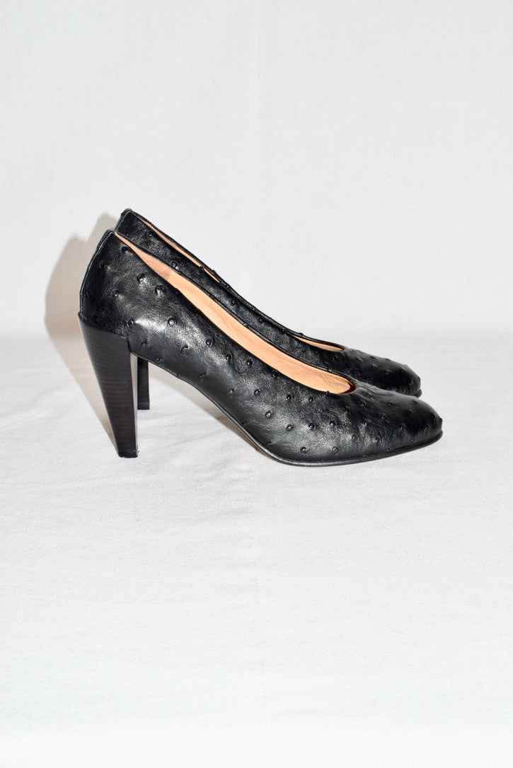 Veronique Branquinho ostrich pumps