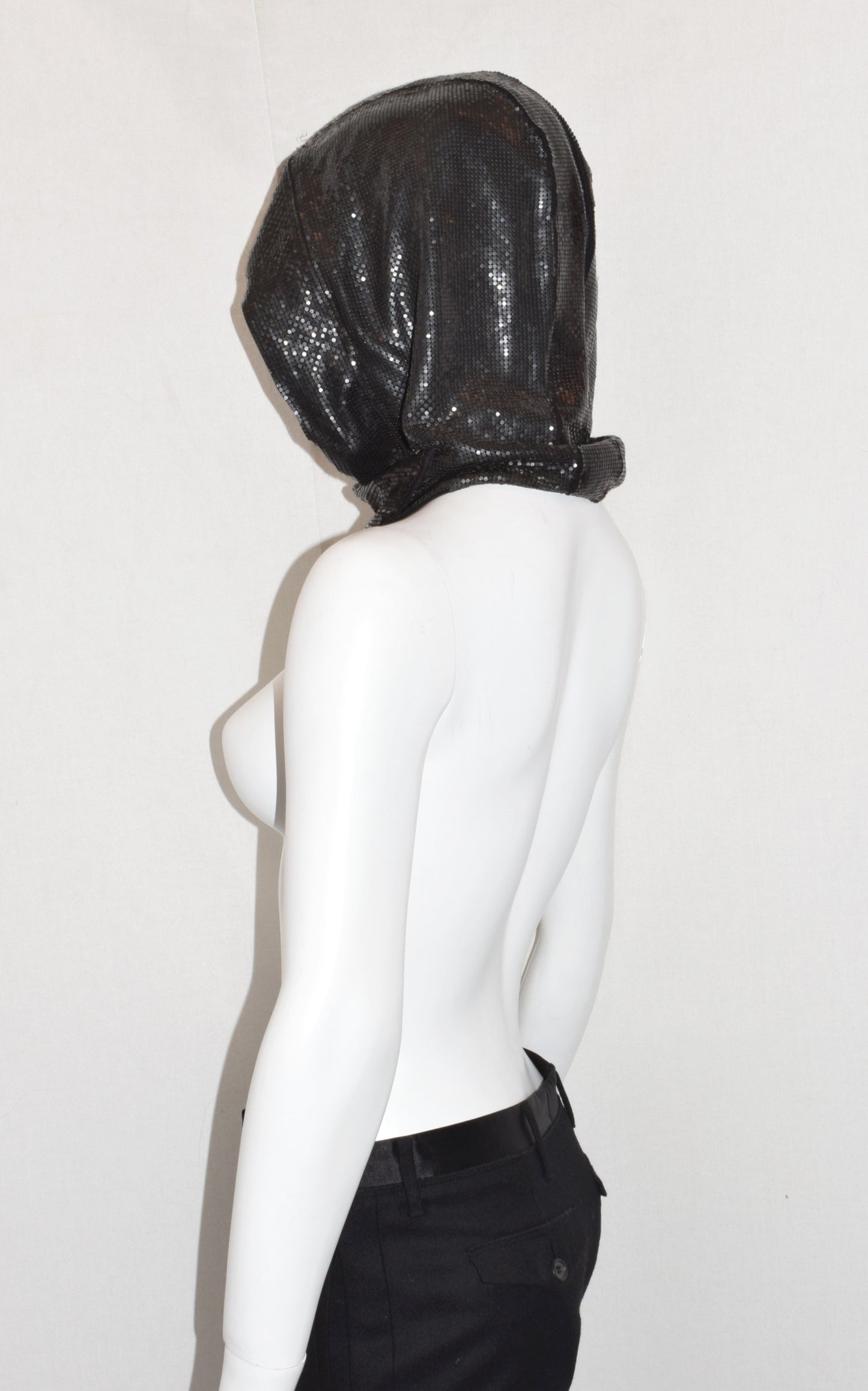 Ann Demeulemeester chainmail hood