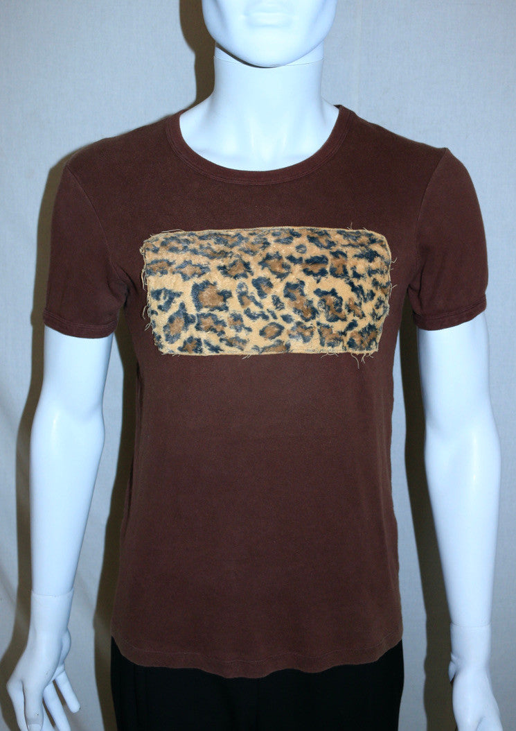 Maison Martin Margiela leopard t-shirt AW06