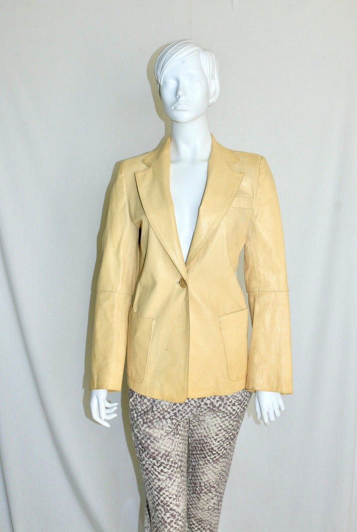 Ann Demeulemeester leather jacket