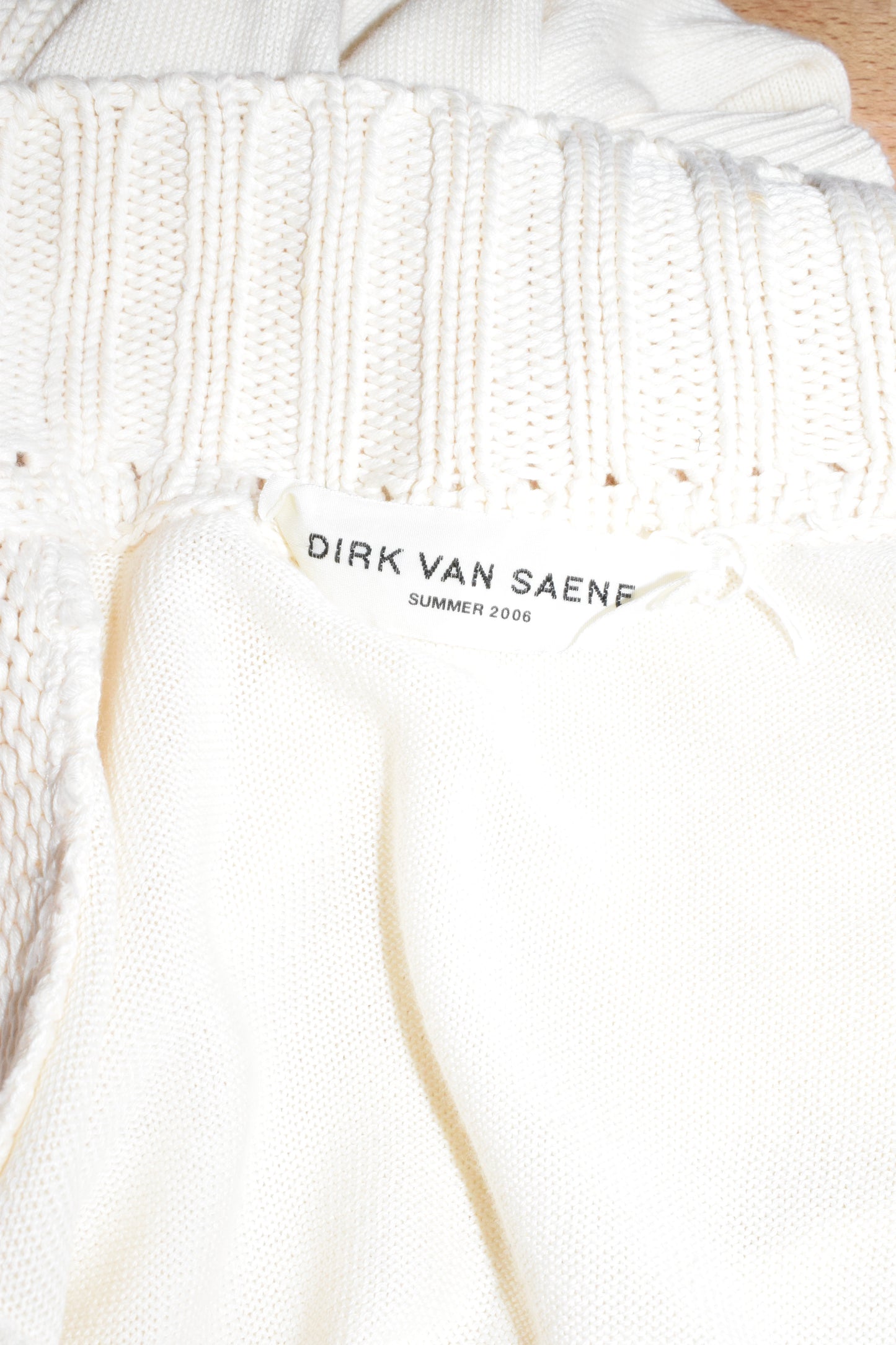 Dirk Van Saene sweater SS06