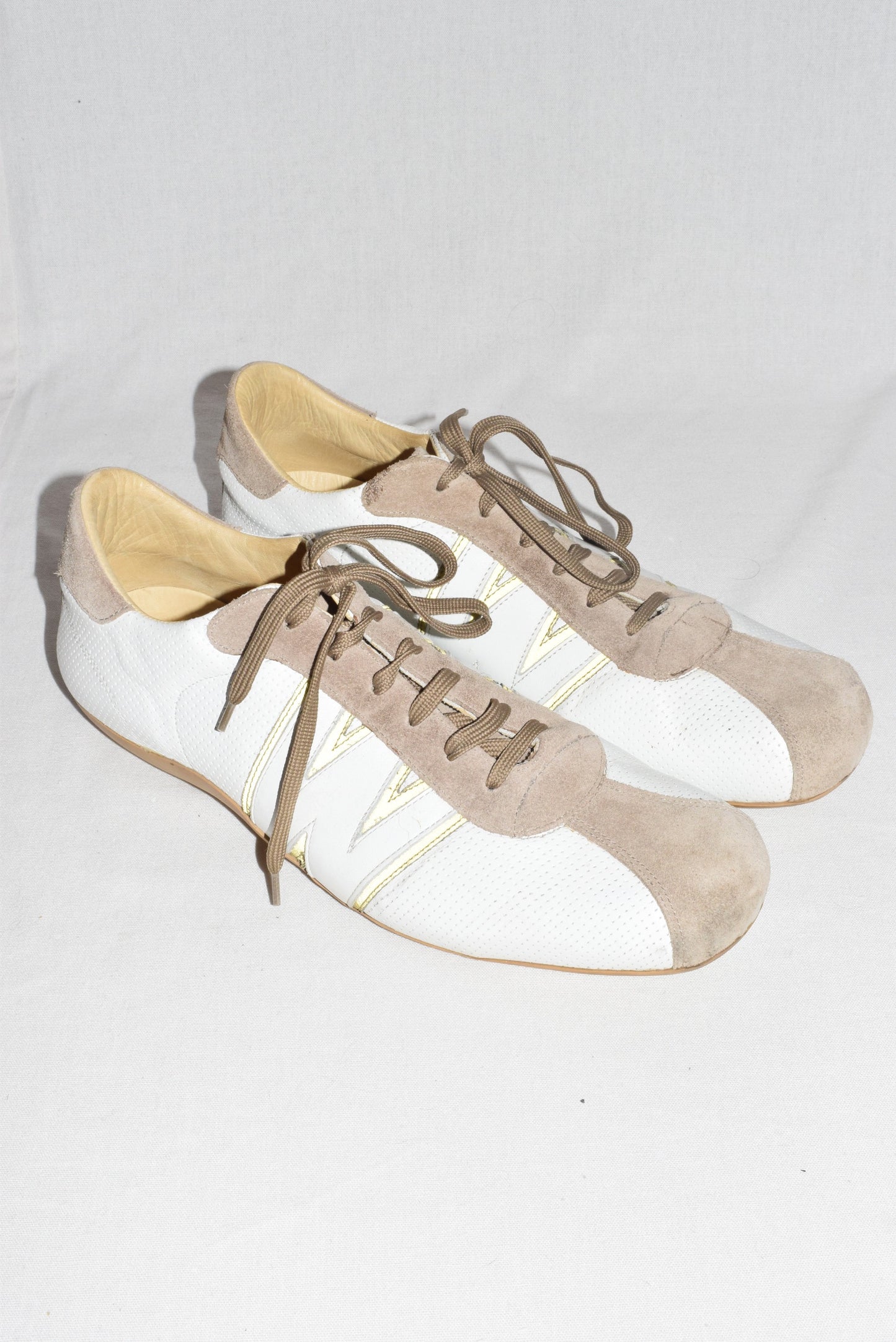 Walter Van Beirendonck leather trainers