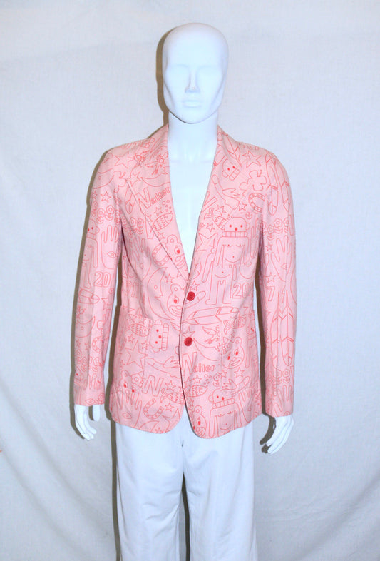 Walter Van Beirendonck printed blazer SS16