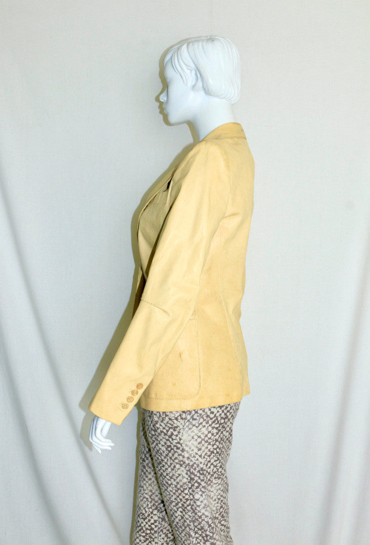 Ann Demeulemeester leather jacket