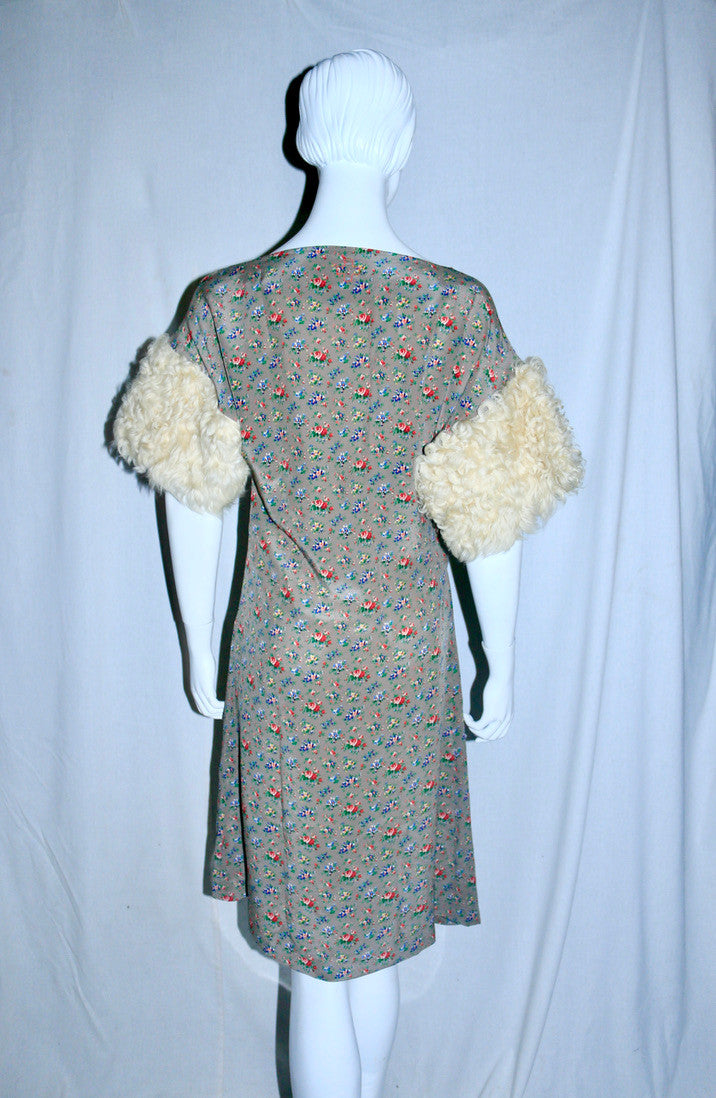 A.F. Vandevorst floral midi dress AW07