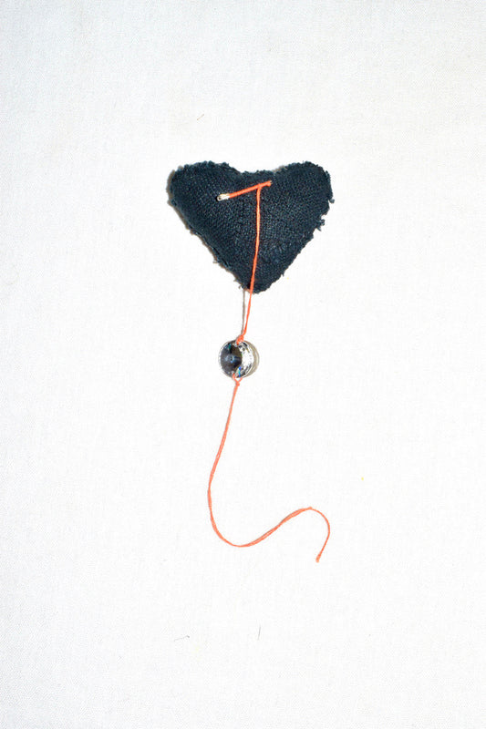 Ann Demeulemeester heart shaped brooch